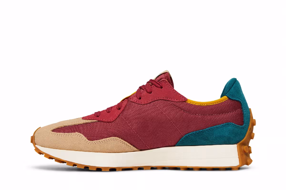 New Balance 327 Bordeaux Teal, view 4