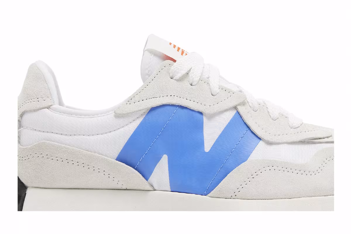 New Balance 327 White Bright Lapis, view 3