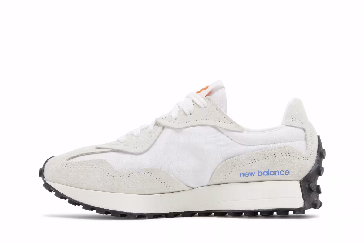 New Balance 327 White Bright Lapis, view 4