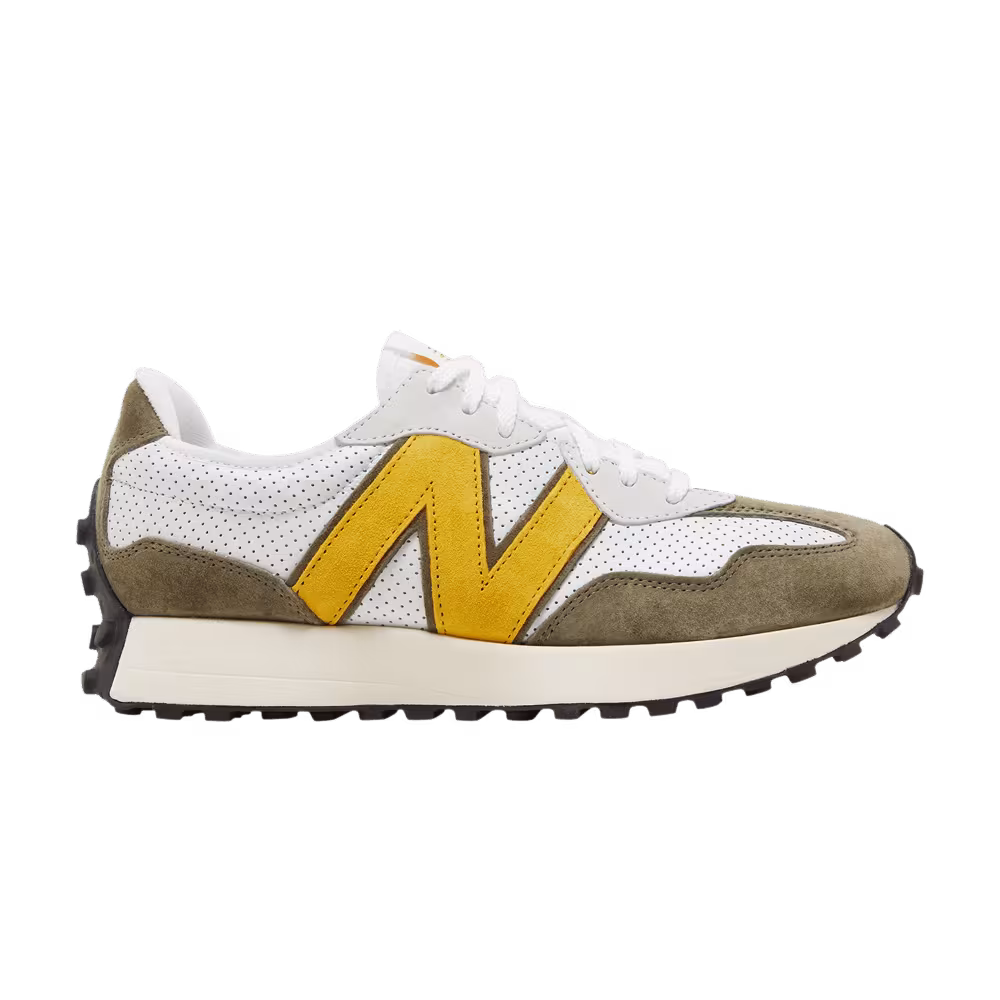 New Balance 327 White Yellow