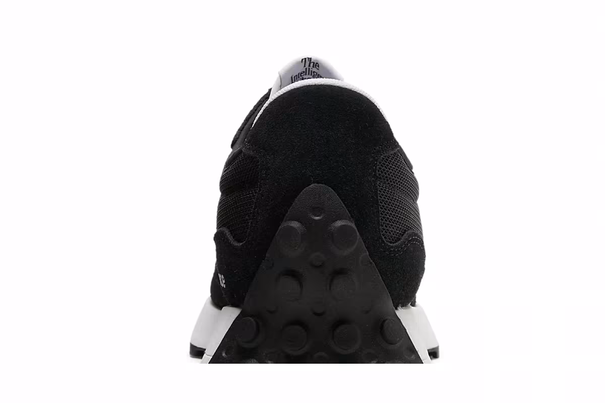 New Balance 327 Black Metallic Silver, view 8