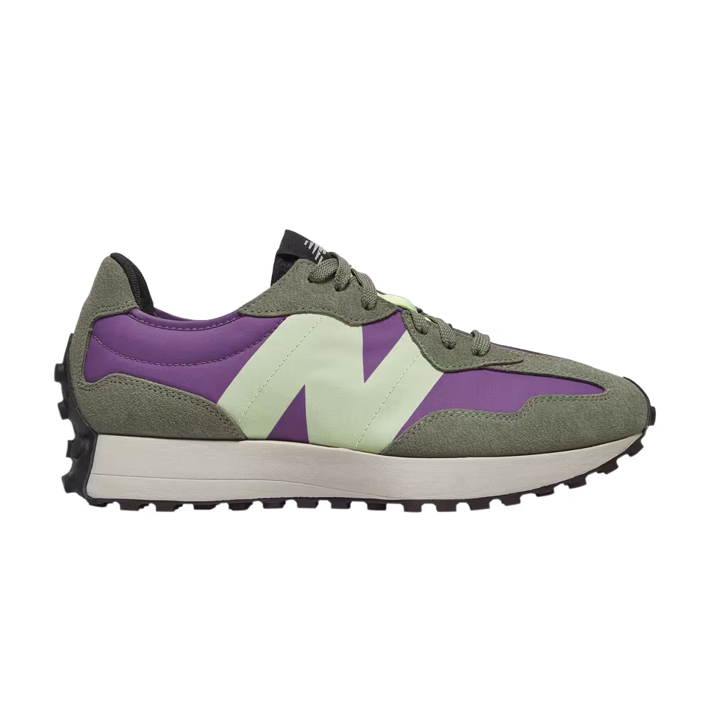 New Balance 327 Sour Grape Bleached Lime Glow
