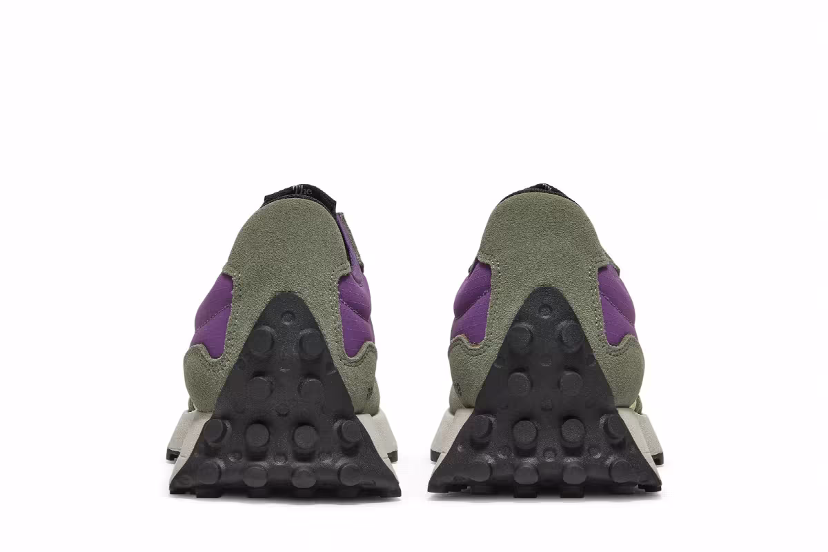 New Balance 327 Sour Grape Bleached Lime Glow, view 7