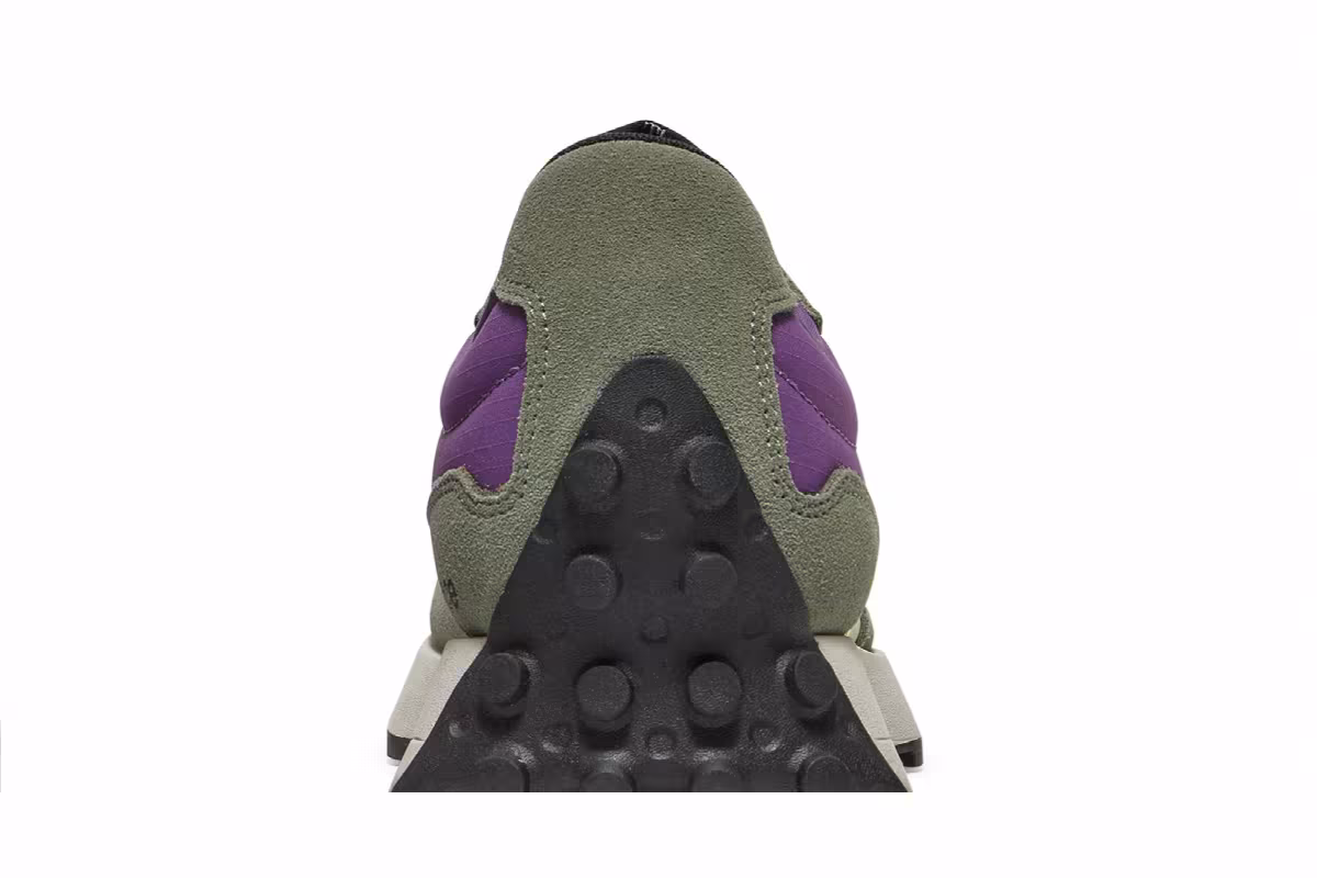 New Balance 327 Sour Grape Bleached Lime Glow, view 8
