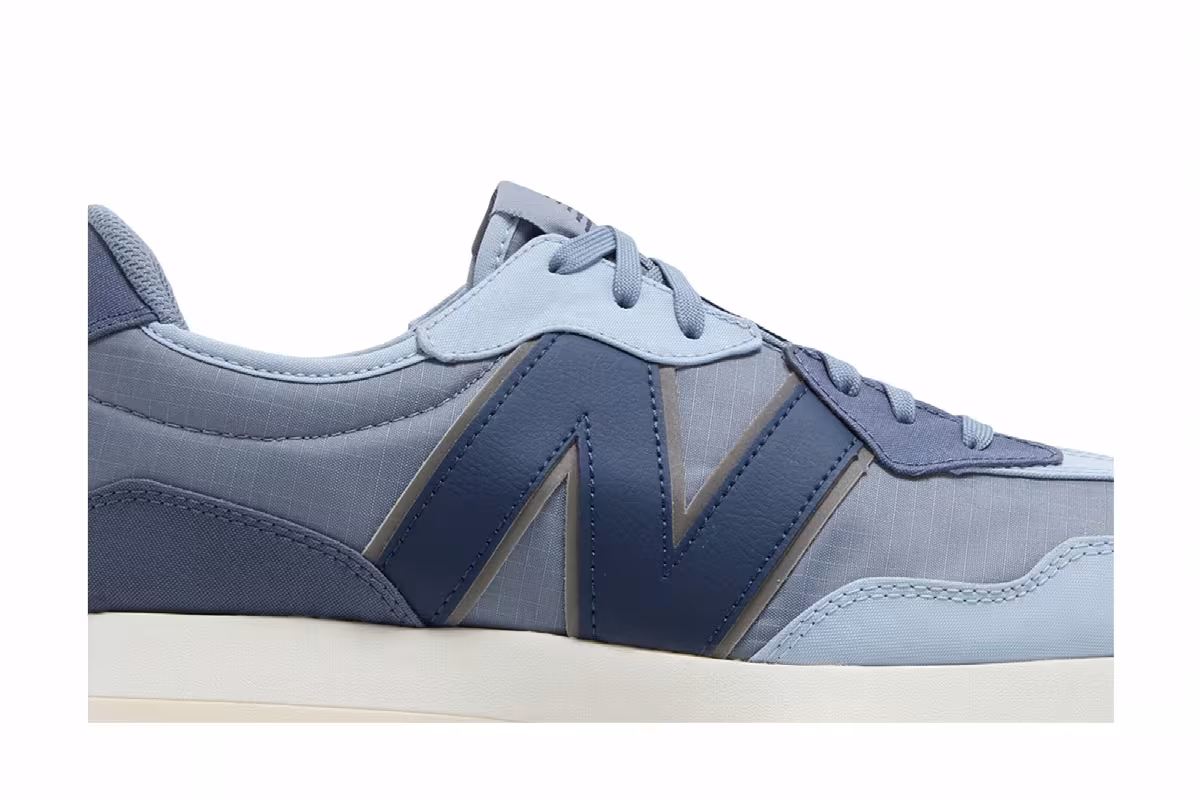 New Balance 327 Light Grey Navy, view 3