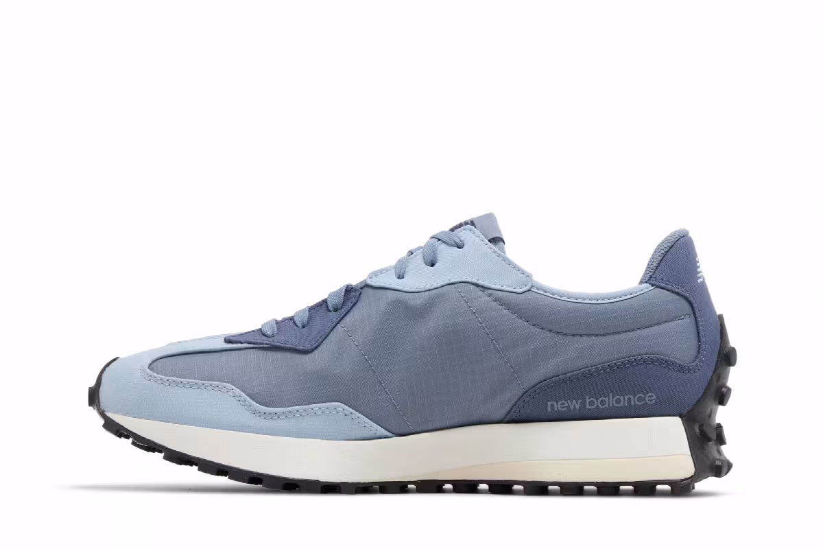 New Balance 327 Light Grey Navy, view 4