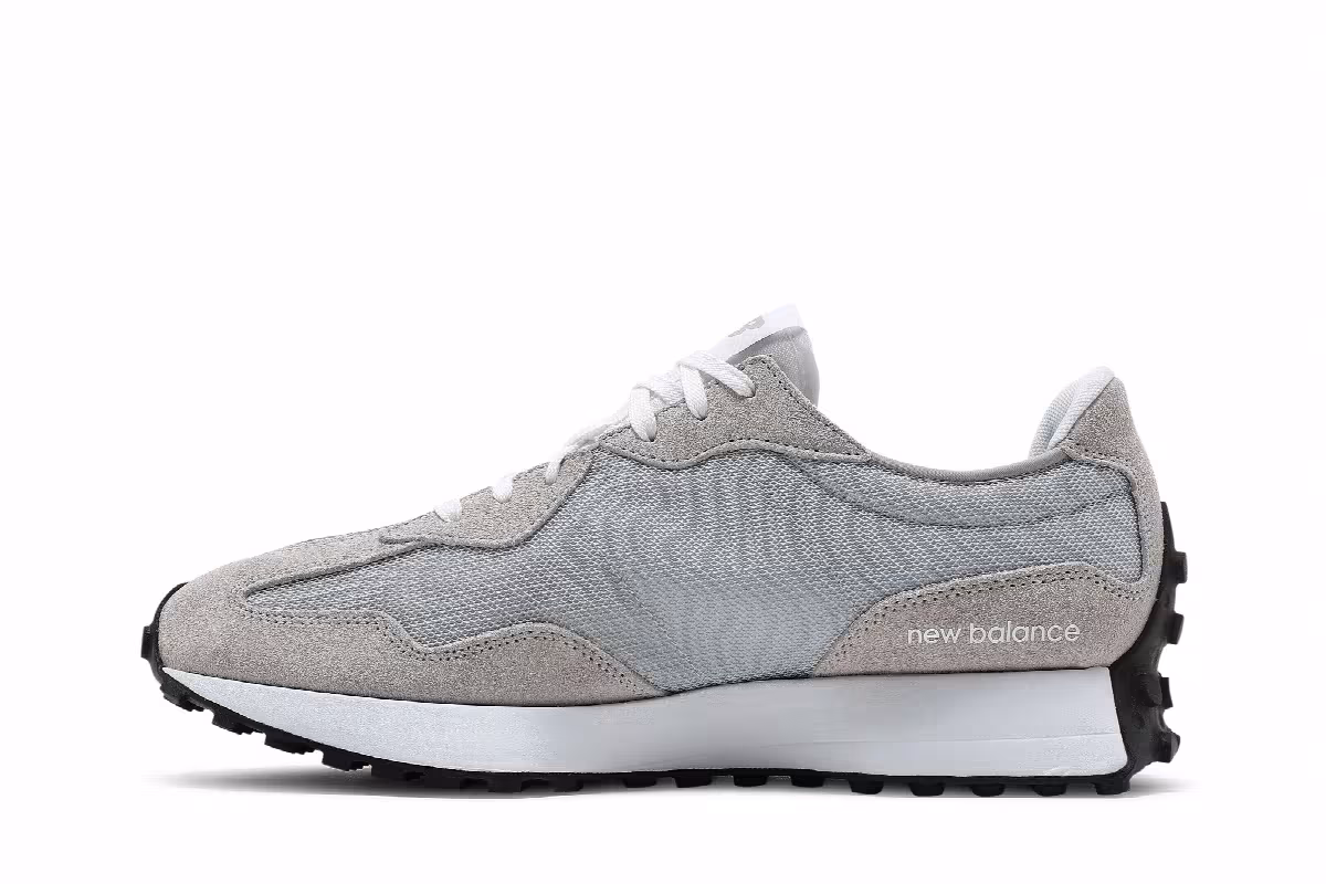 New Balance 327 Rain Cloud Metallic Silver, view 4