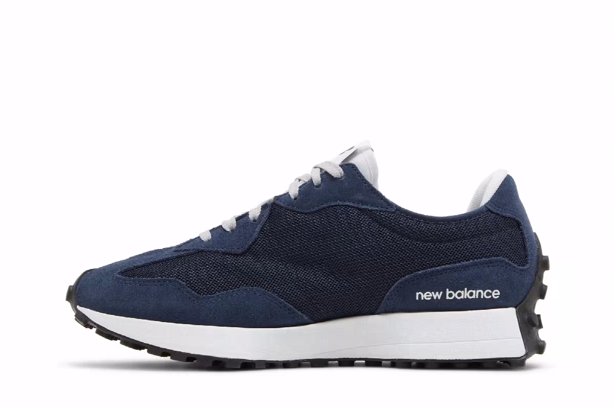 New Balance 327 Natural Indigo Metallic Silver, view 4