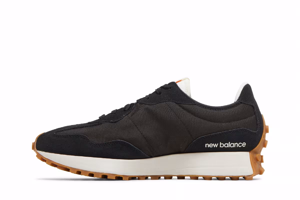 New Balance 327 Black Orange, view 4