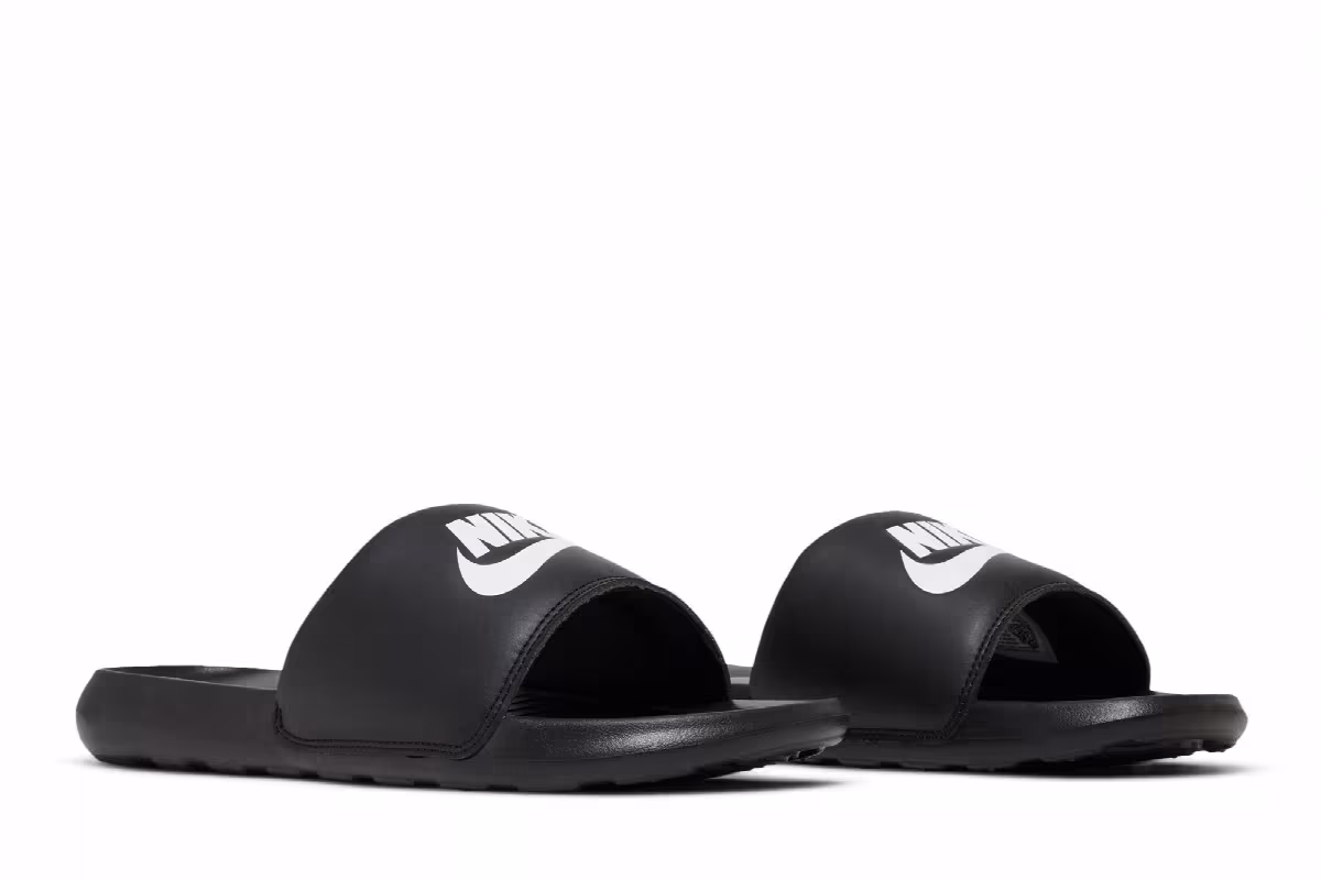 Nike Victori One Slide Black White, view 9