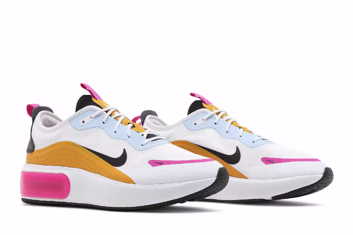Nike Women's Air Max Dia White Pollen Rise, view 9