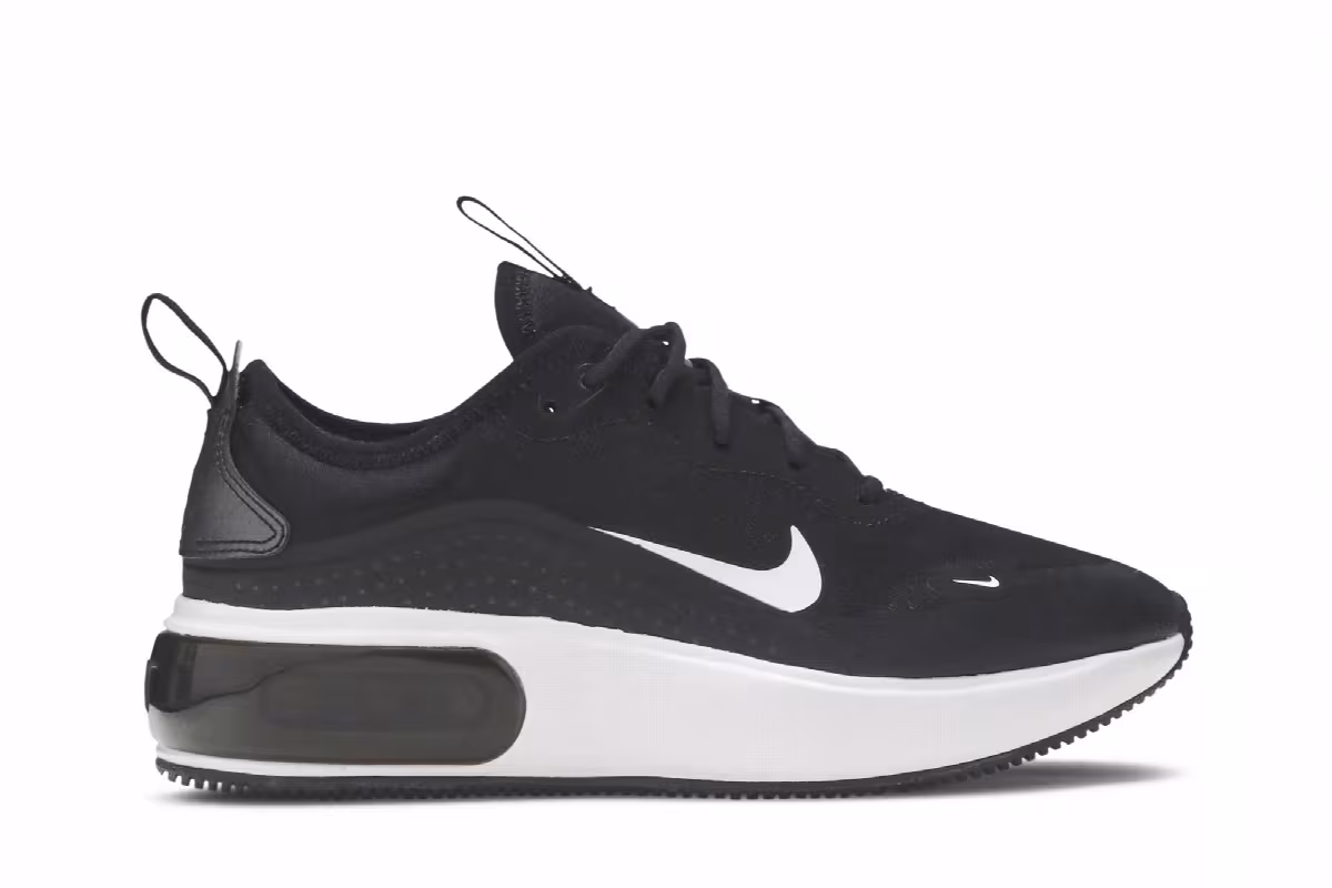 Nike Women's Air Max Dia Black White, view 2