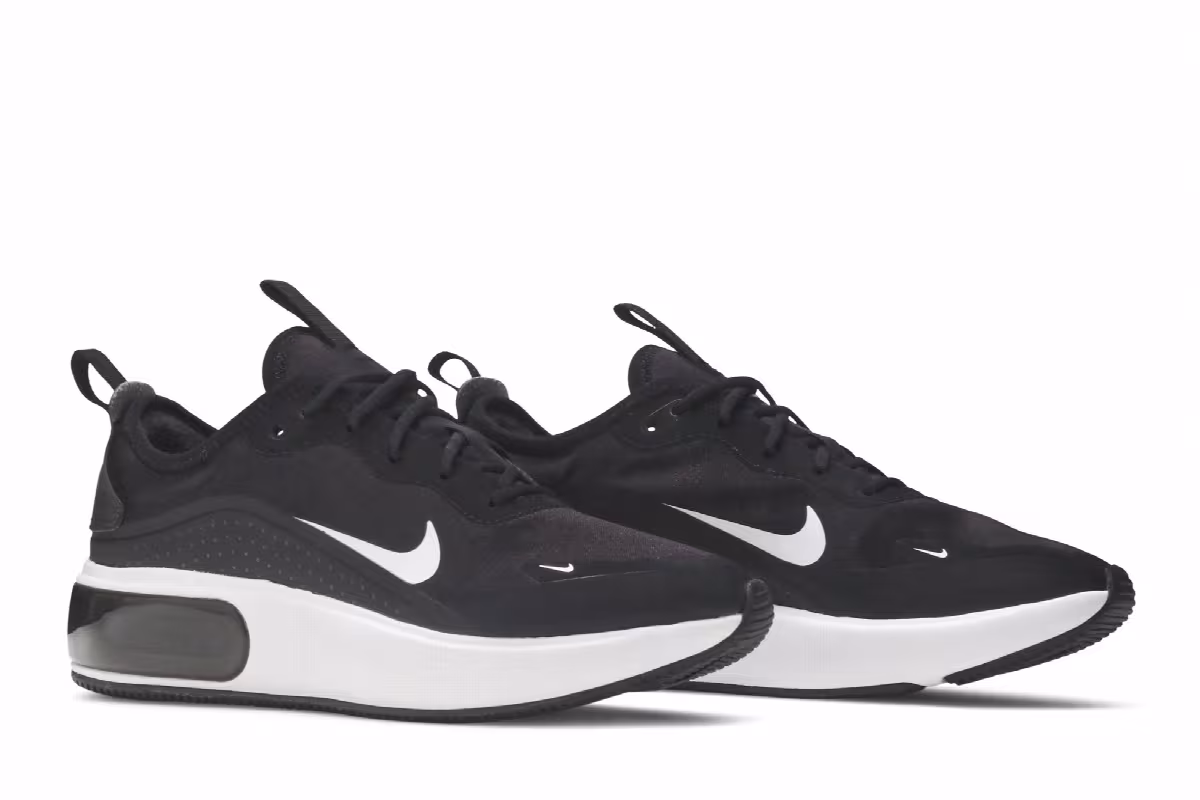 Nike Women's Air Max Dia Black White, view 9