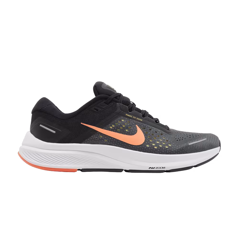 Nike Air Zoom Structure 23 Black Bright Mango