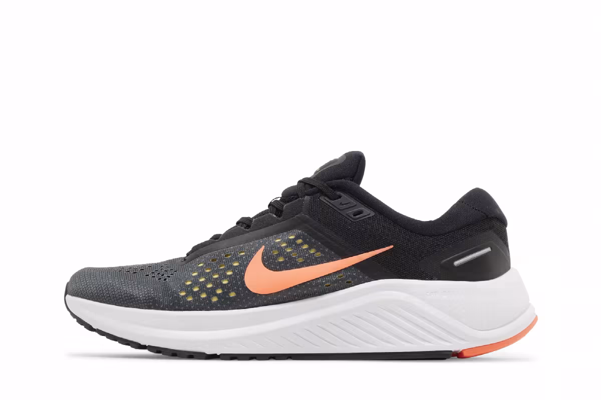 Nike Air Zoom Structure 23 Black Bright Mango, view 4