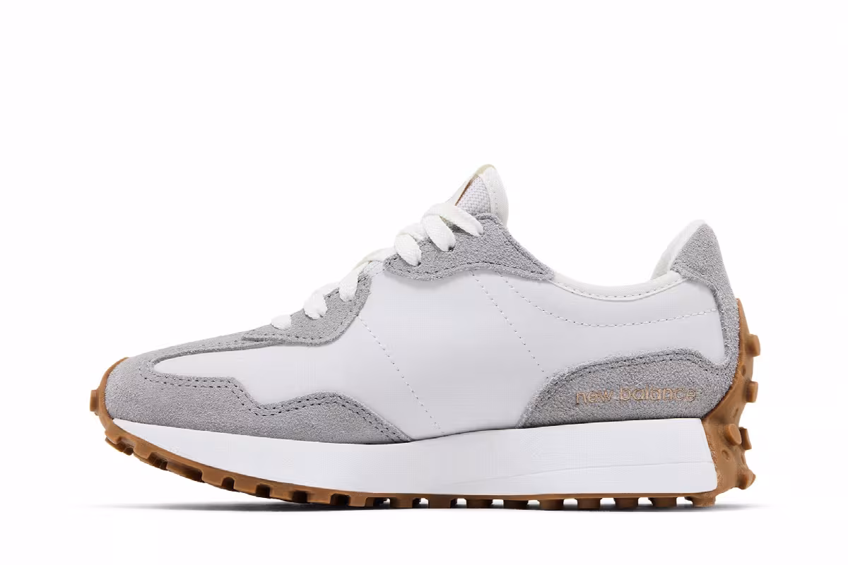 New Balance Women's 327 Gold Metallic, view 4