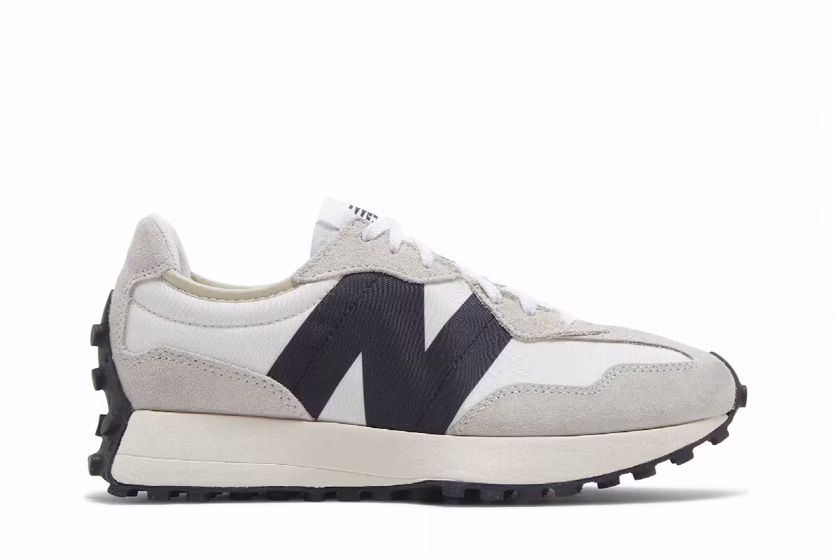 New Balance Women's 327 Sea Salt Black, view 2
