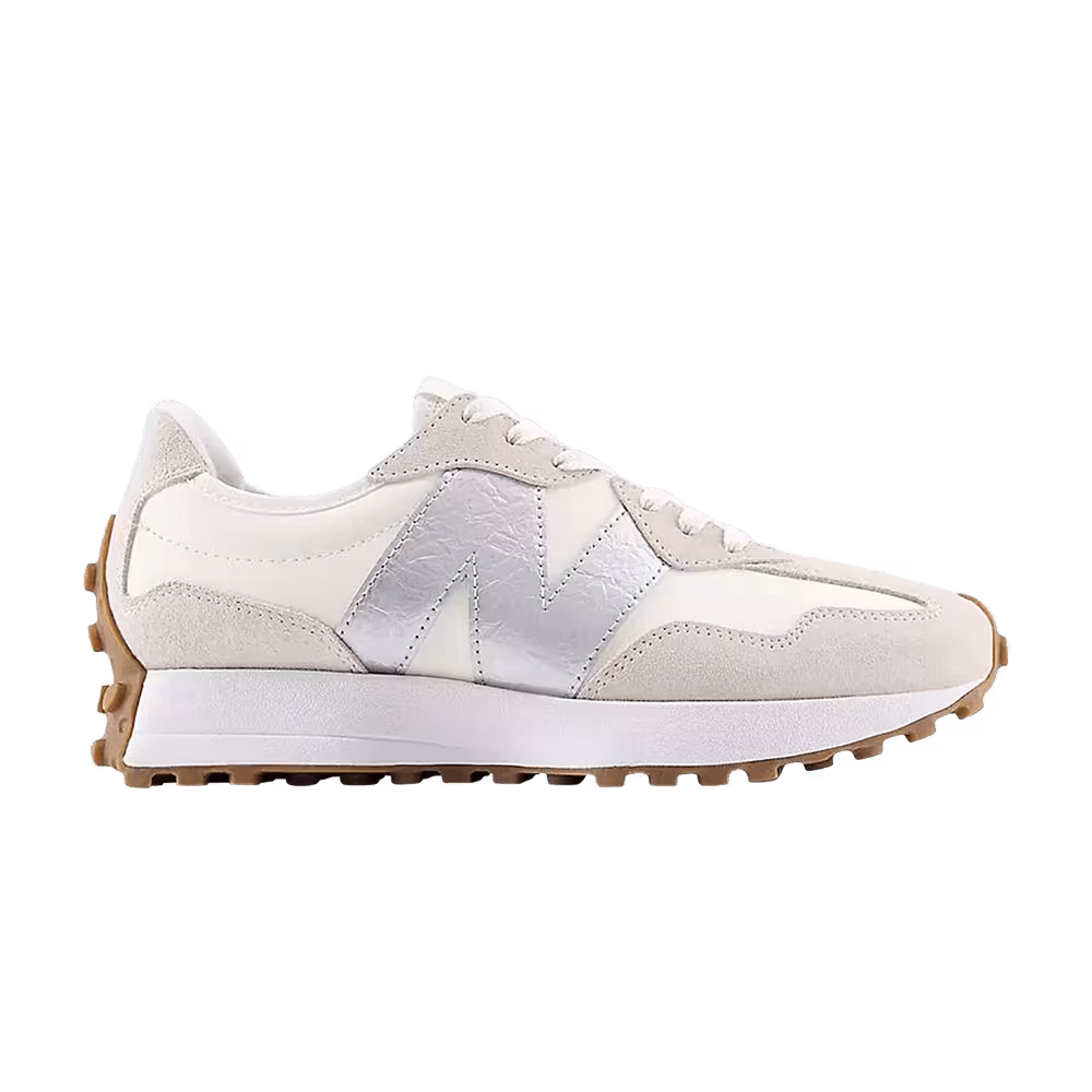 New Balance Women's 327 Silver Metallic