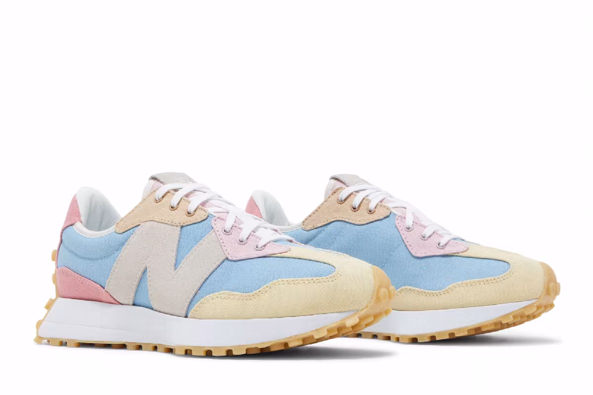New Balance Women's 327 Light Indigo Multi-Color, view 9