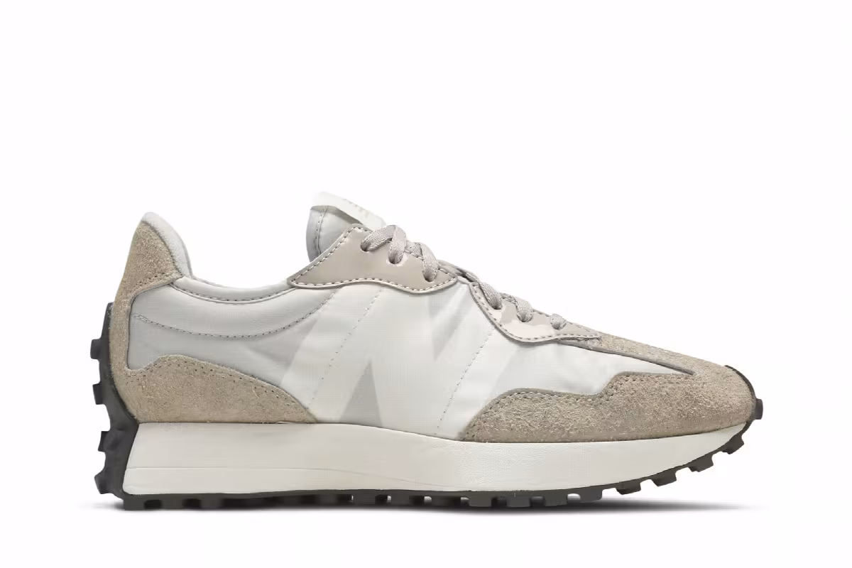 New Balance Women's 327 Grey Beige, view 2