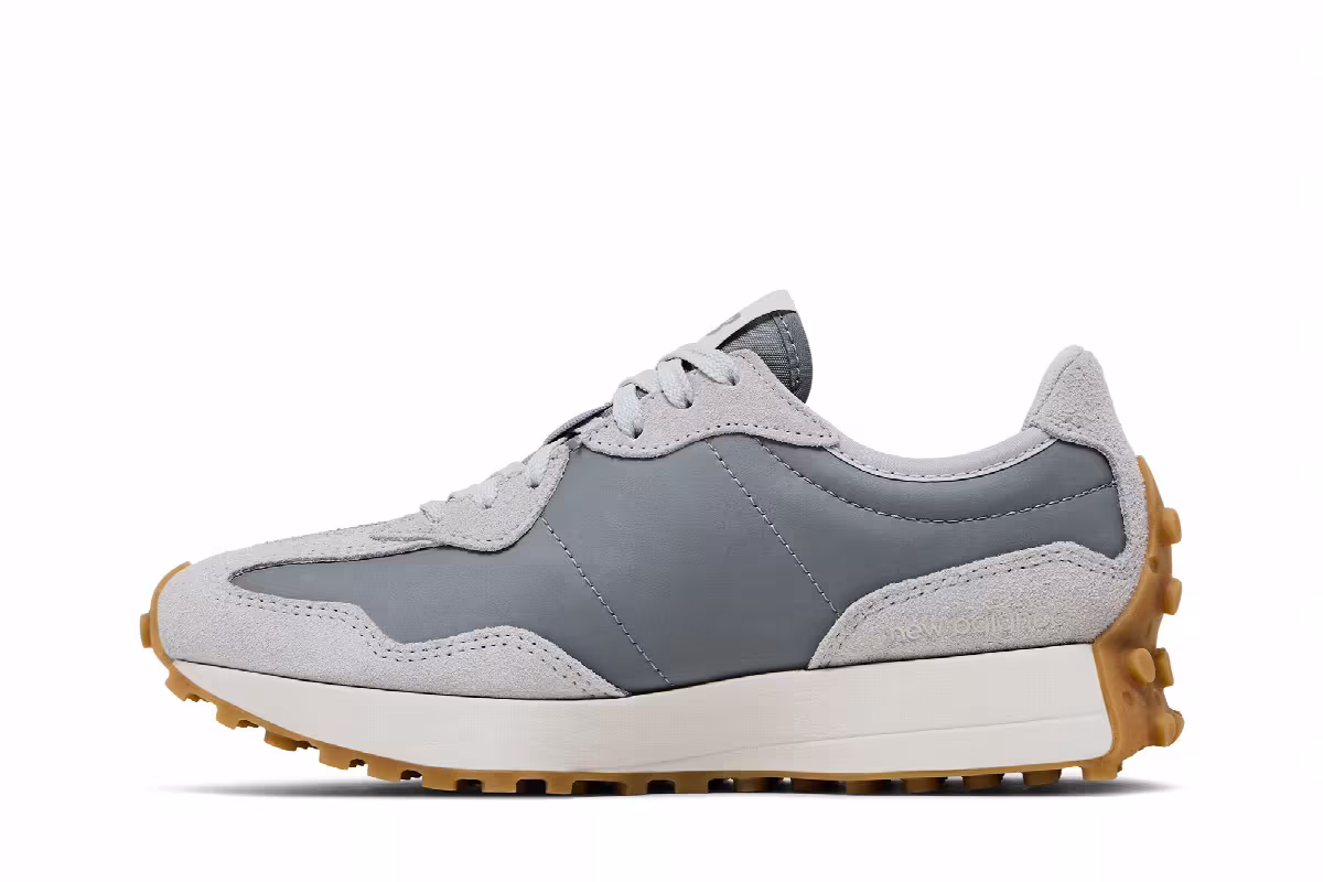 New Balance Women's 327 Grey Matter Slate Grey, view 4