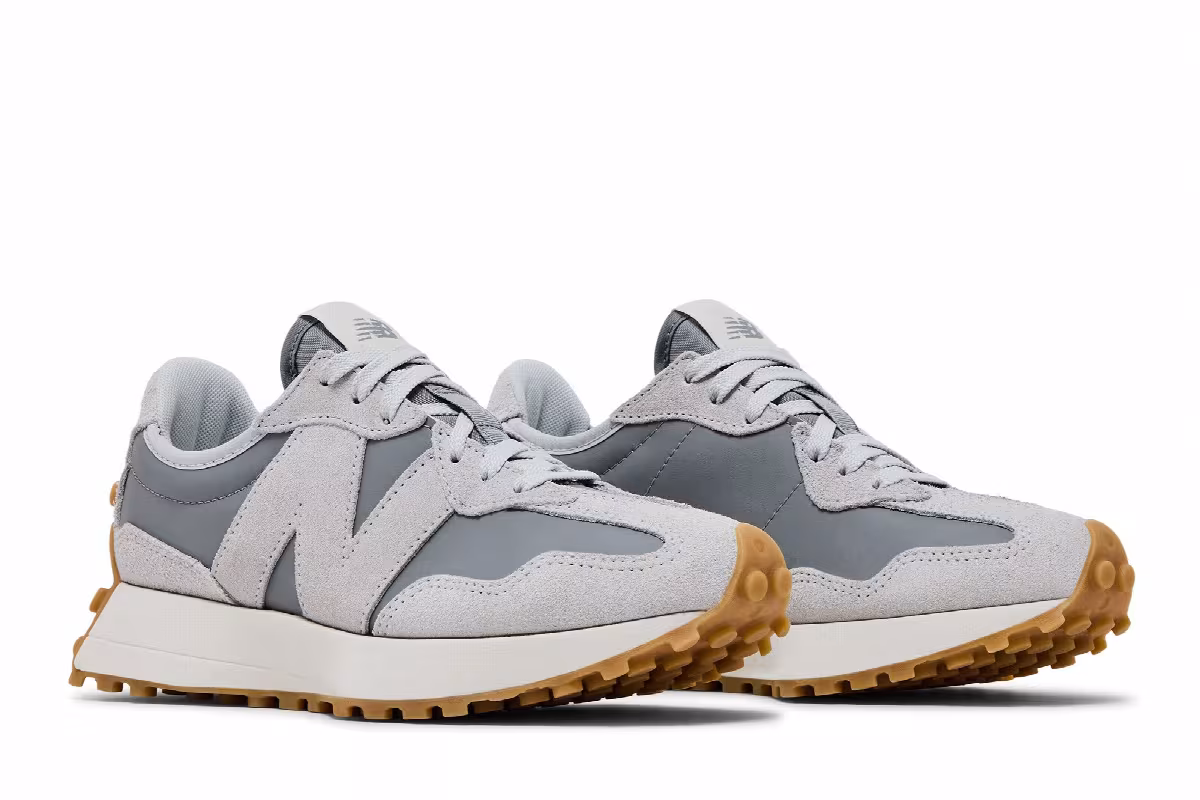 New Balance Women's 327 Grey Matter Slate Grey, view 9