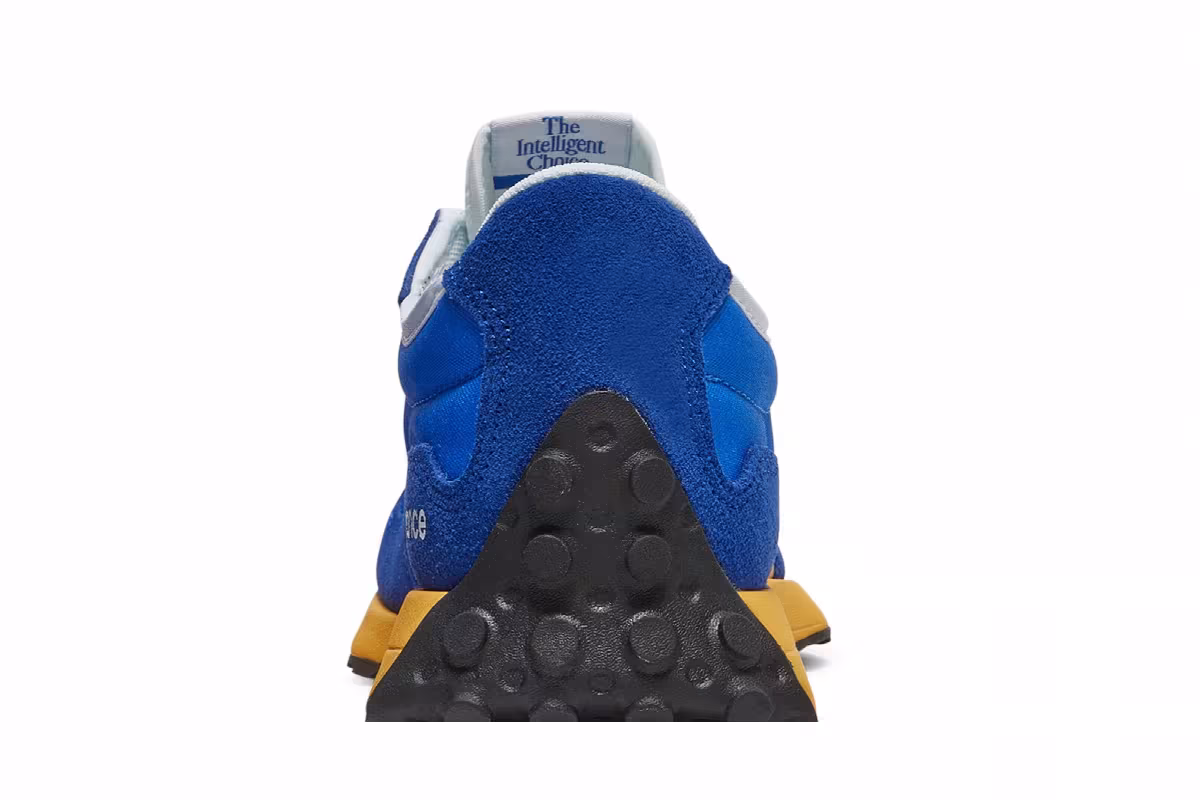 New Balance 327 Kids Marine Blue Orange, view 8