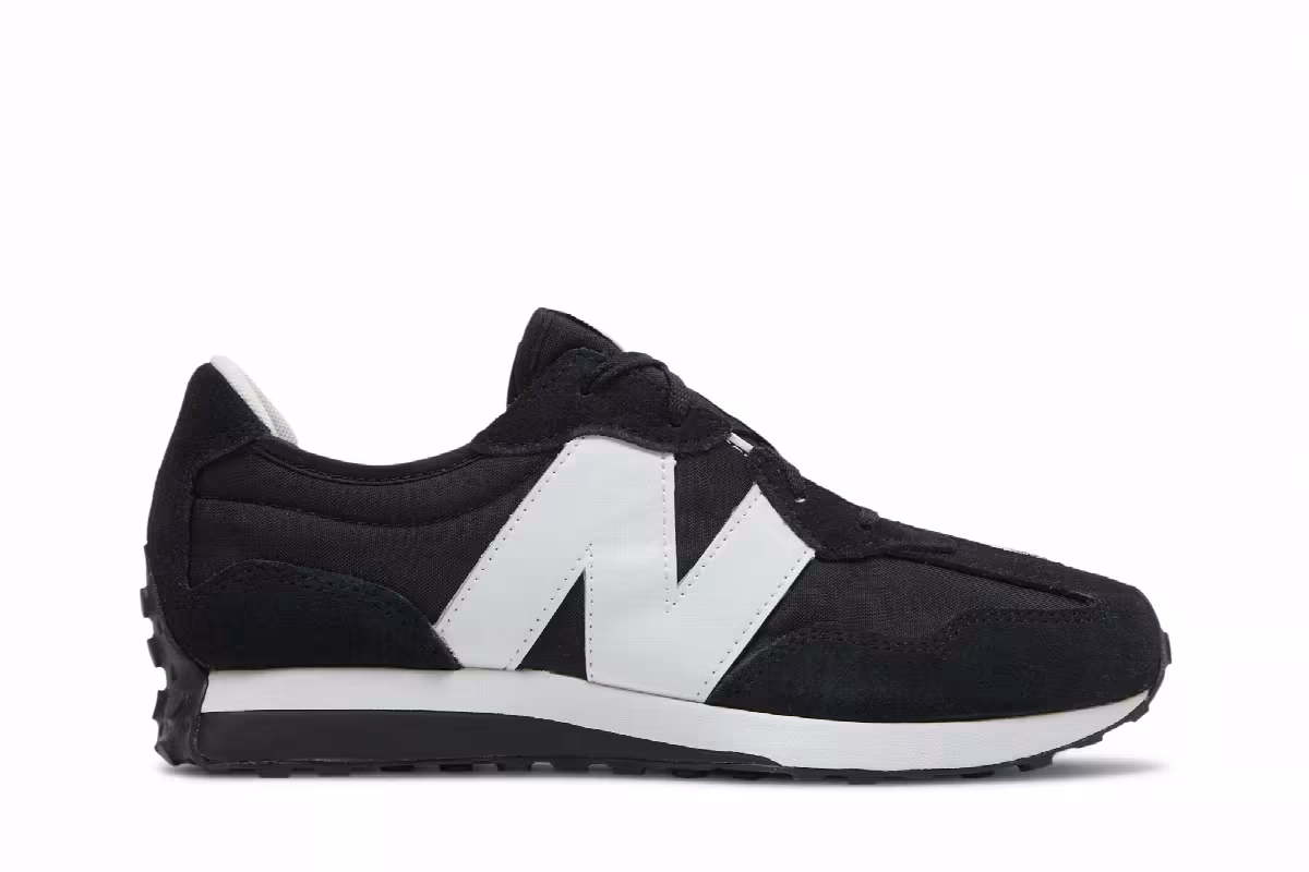 New Balance 327 Big Kid Collective - Black, view 2
