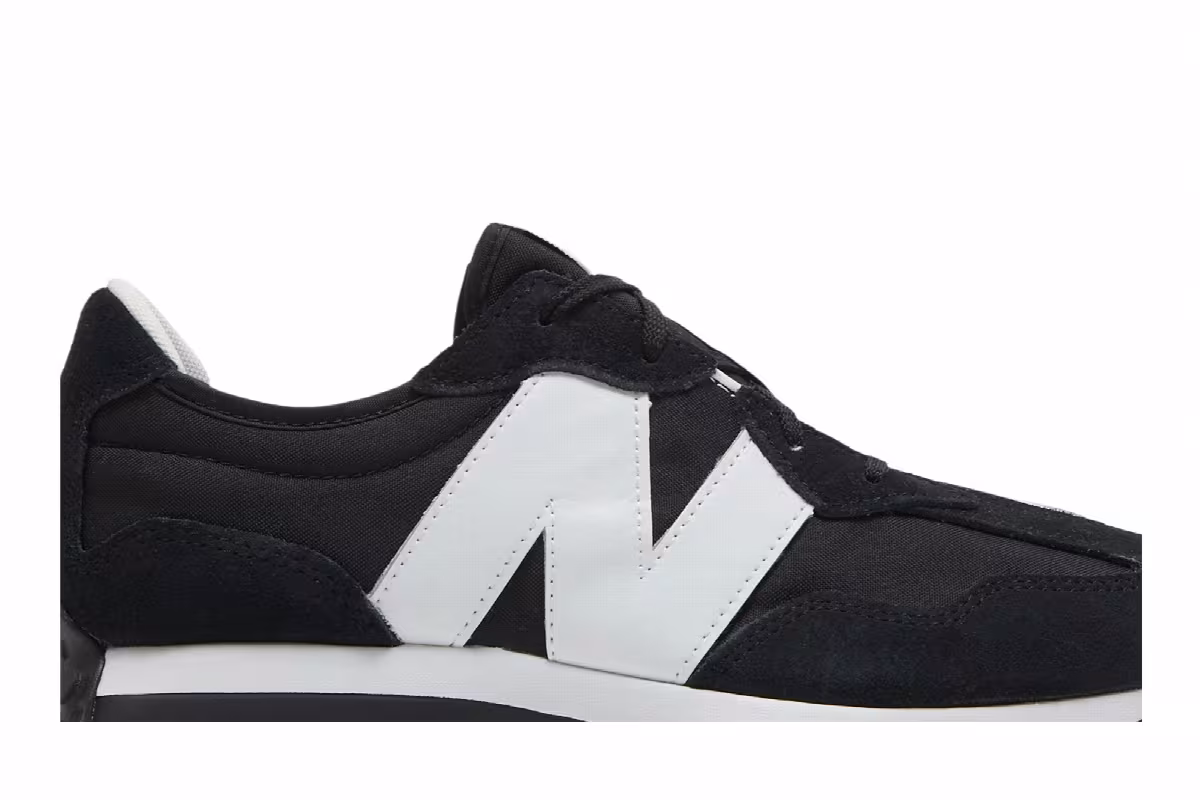 New Balance 327 Big Kid Collective - Black, view 3