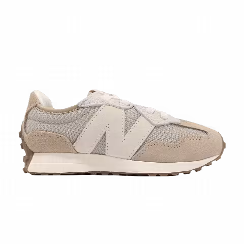 New Balance 327 Bungee Lace Little Kid Wide 'Moonbeam Macadamia Nut'