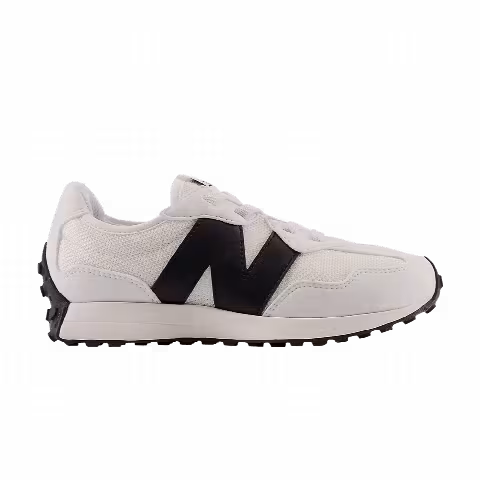 New Balance 327 Bungee Lace Little Kid 'White Black'