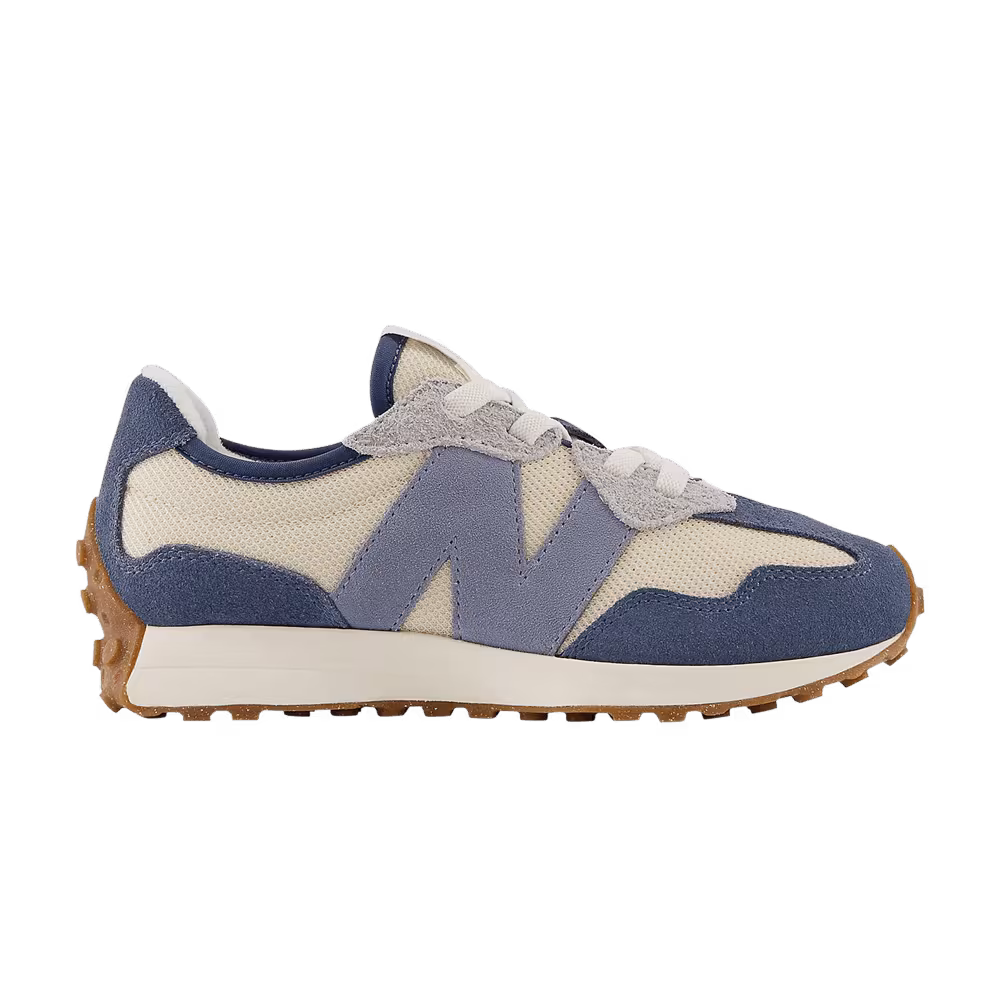 New Balance 327 Bungee Lace Little Kid Vintage Indigo