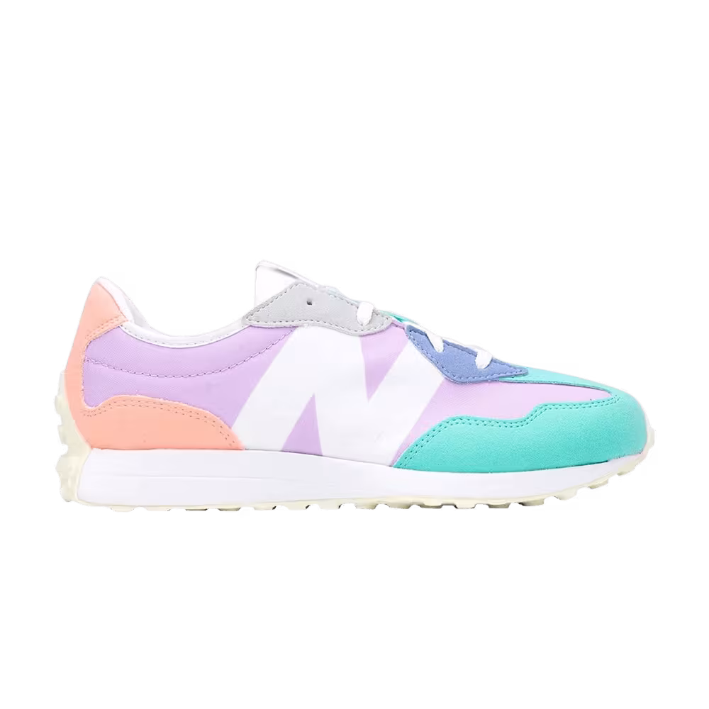New Balance 327 Big Kid Wide Dark Violet Glow Summer Jade