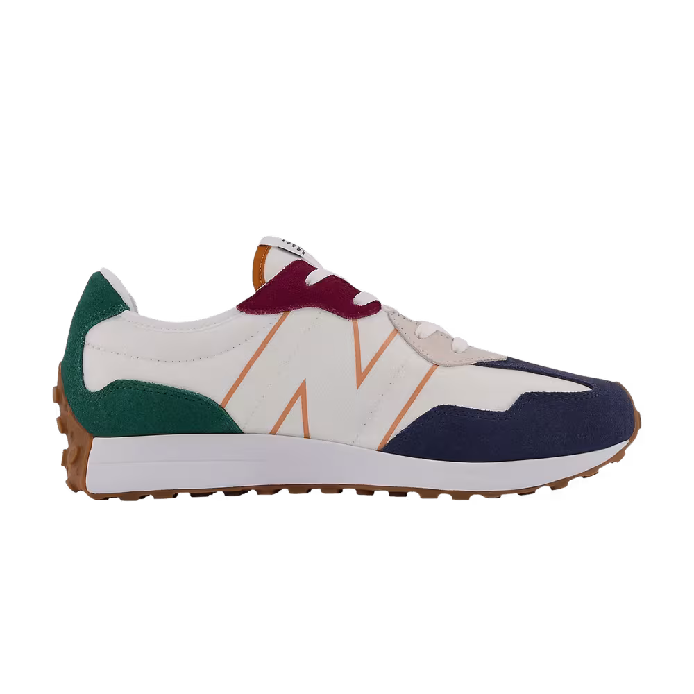 New Balance 327 Kids Wide Natural Indigo Green