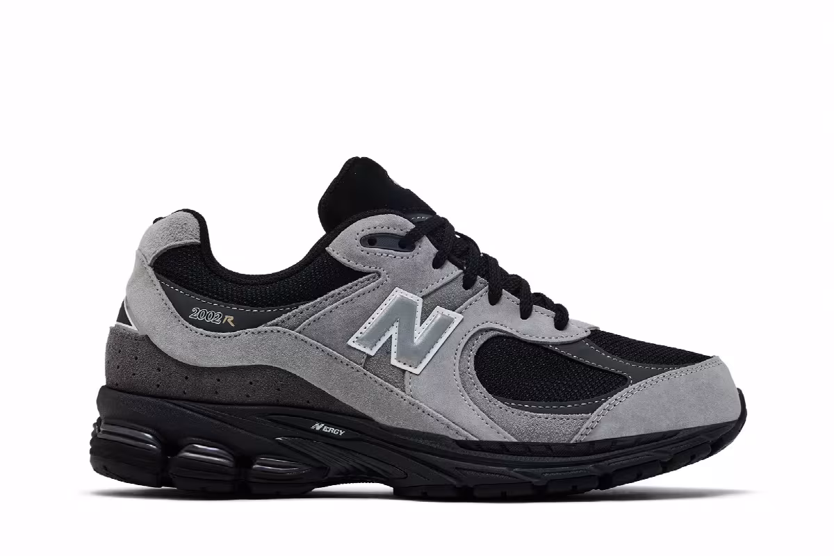 New Balance 2002R Slate Grey Black Silver, view 2