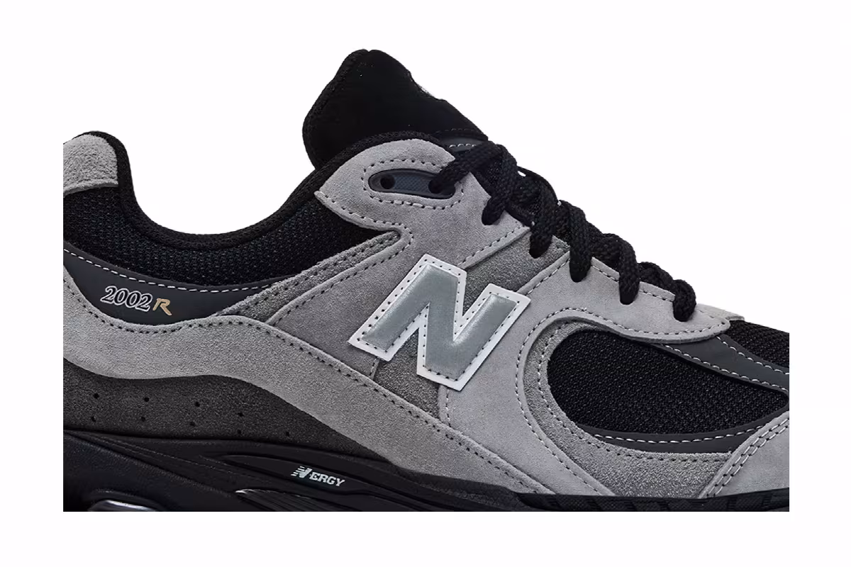 New Balance 2002R Slate Grey Black Silver, view 3