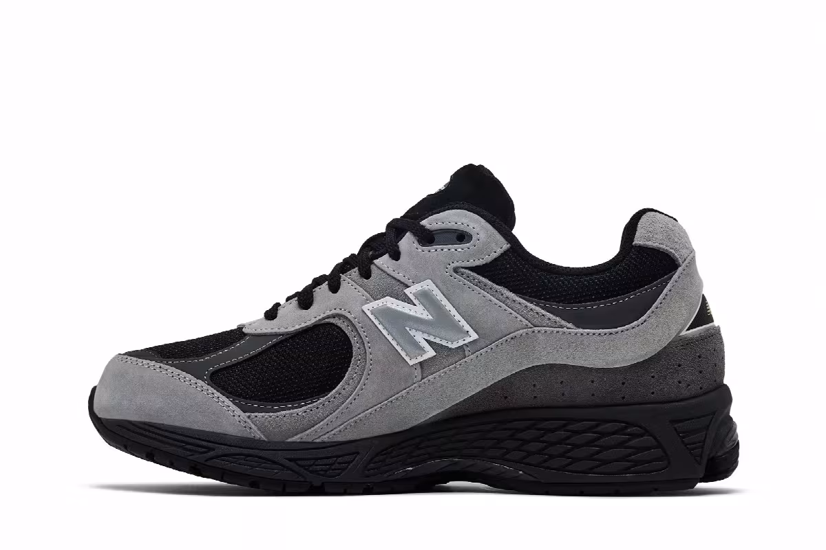 New Balance 2002R Slate Grey Black Silver, view 4
