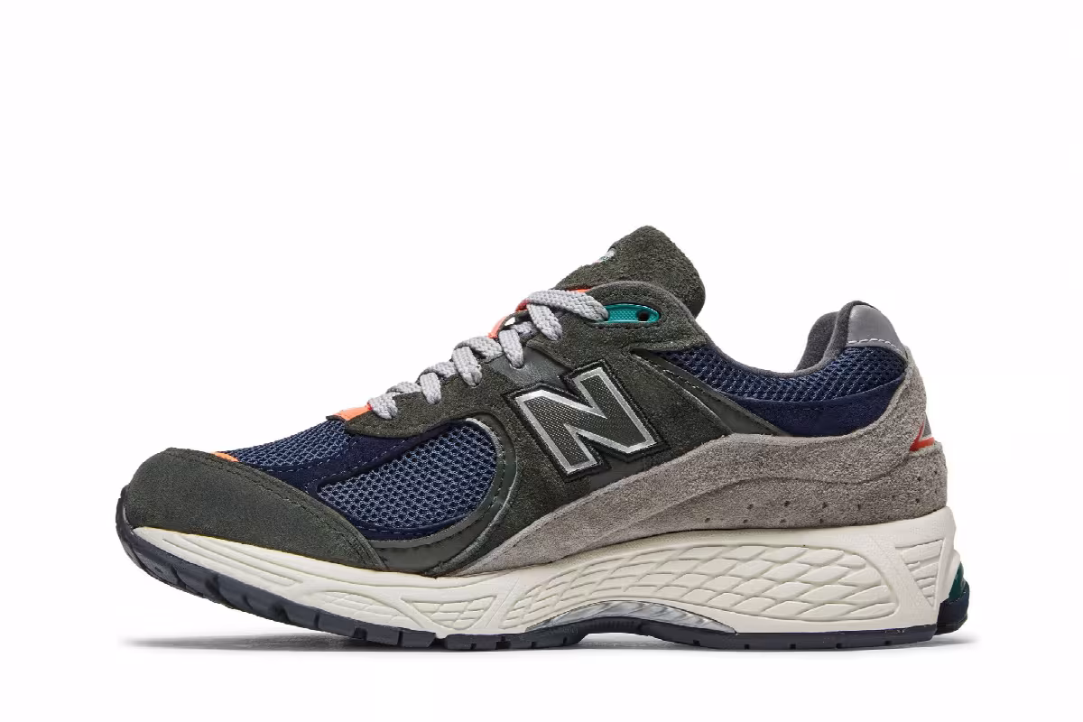 New Balance 2002 Defense Green Natural Indigo, view 4