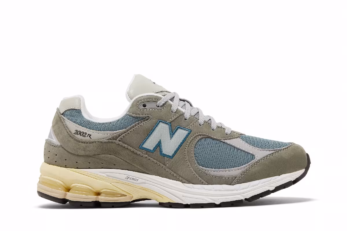 New Balance 2002R Grey Mallard Blue, view 2