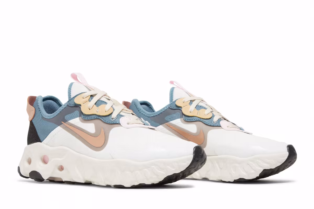 Nike Women's React Art3mis Blue Arctic Pink, view 9