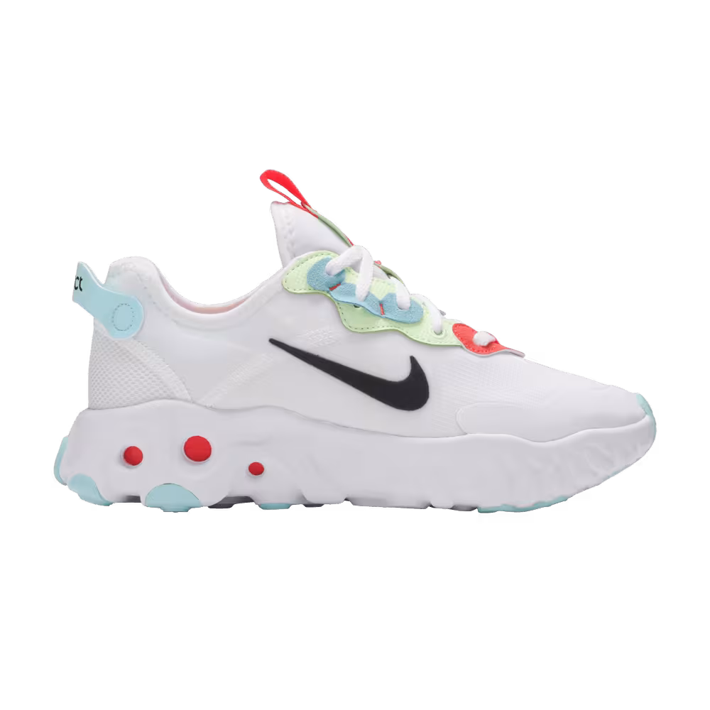 Nike Women's React Art3mis White Crimson Volt