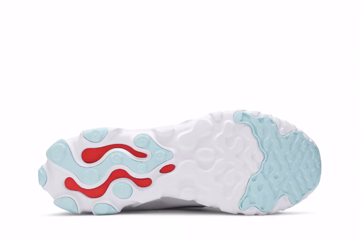 Nike Women's React Art3mis White Crimson Volt, view 5