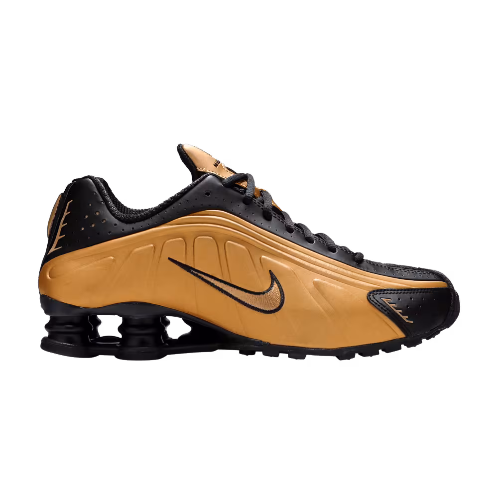 Nike Shox R4 Metallic Gold