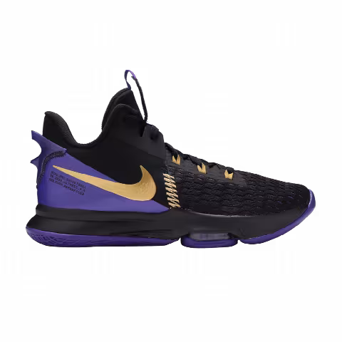 Nike LeBron Witness 5 'Fierce Purple Metallic Gold'
