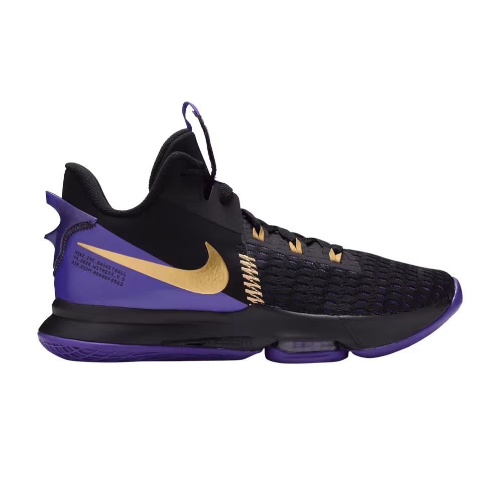 Nike LeBron Witness 5 Fierce Purple Metallic Gold