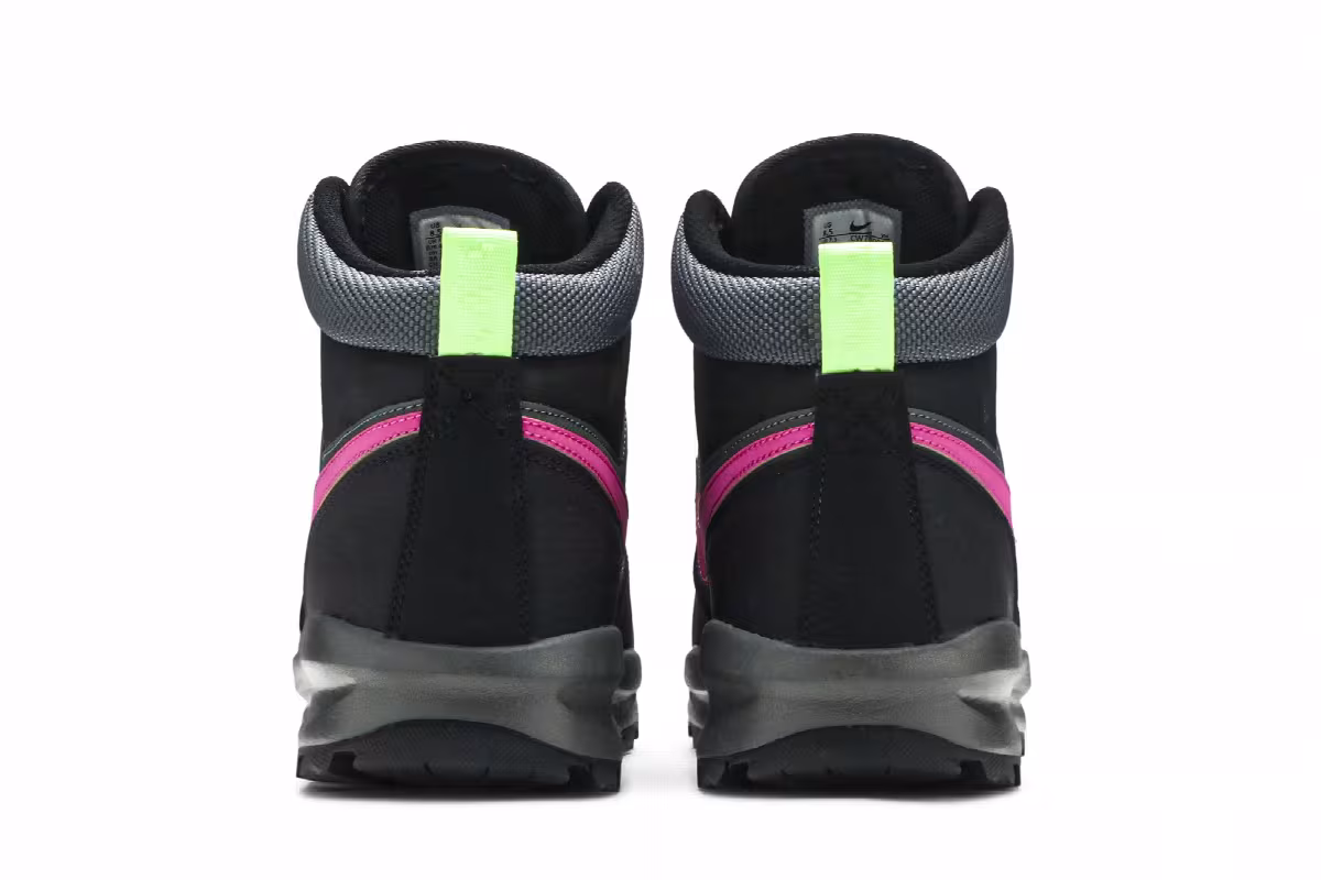 Nike Manoa Leather SE Black Active Fuschia, view 7