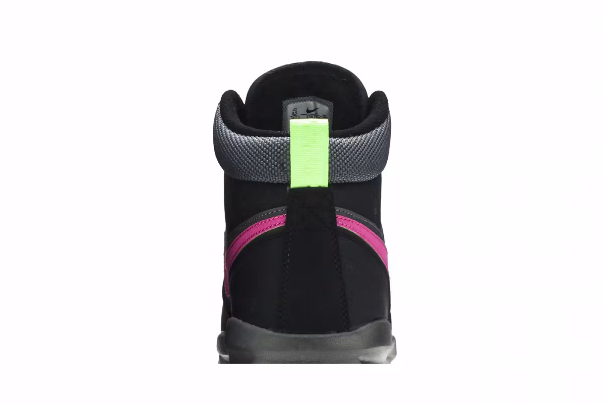 Nike Manoa Leather SE Black Active Fuschia, view 8