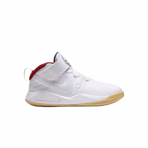 Nike Team Hustle D9 PS 'White Metallic Gold'