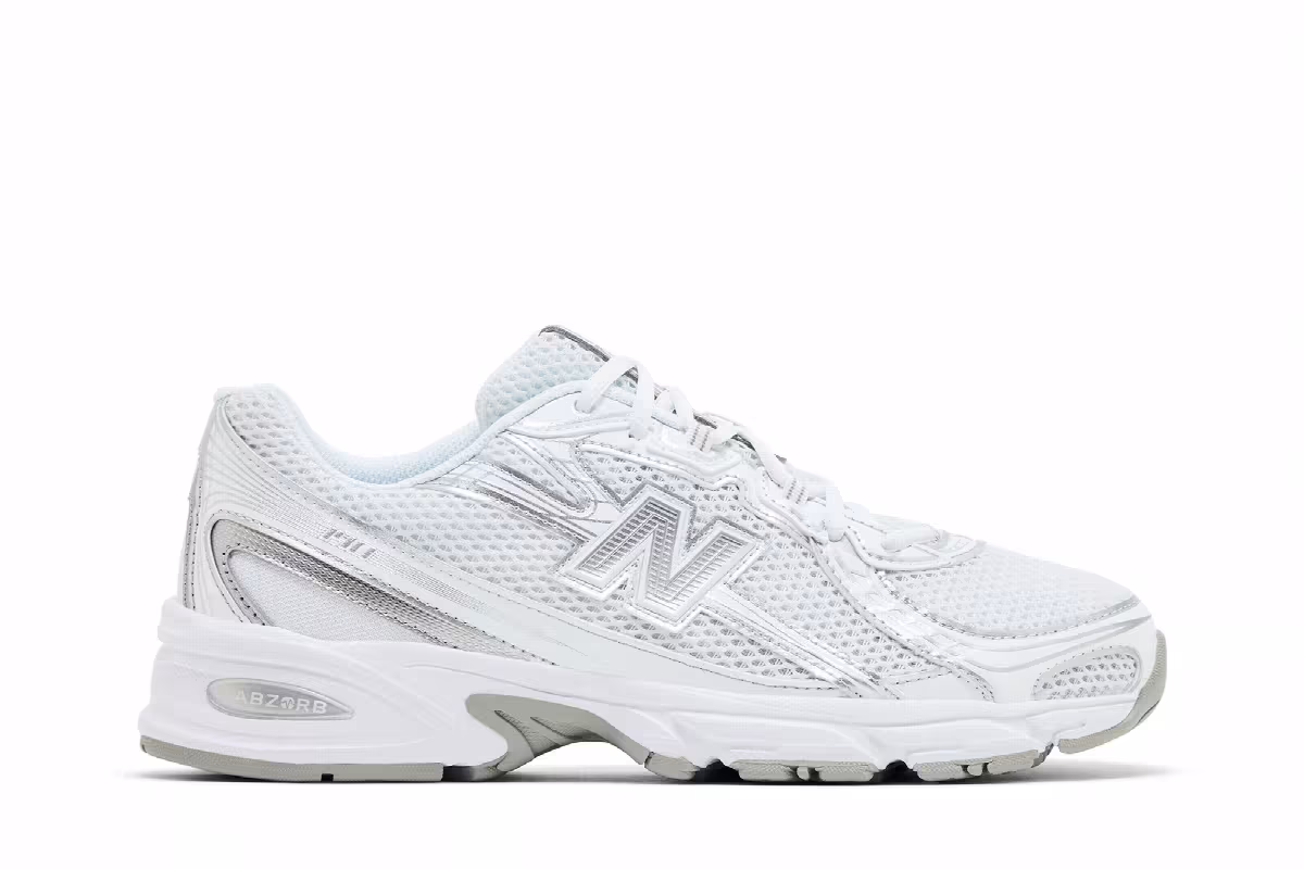 New Balance Men's 740v2 White Silver Reflection, view 2