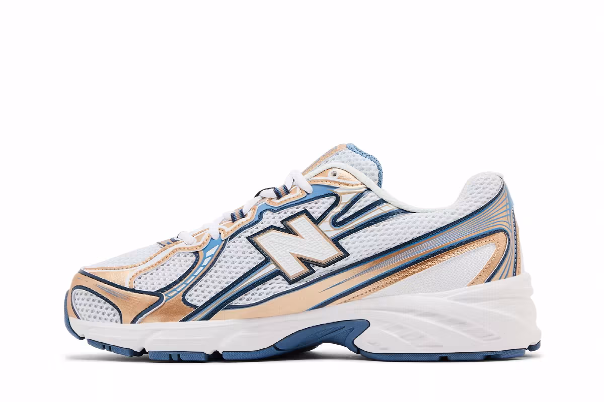New Balance 740v2 Heron Blue Vintage Indigo, view 4